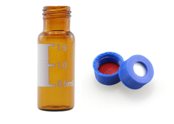 6mm Obat Cair Mudah Mengisi Leher Lebar LCMS Vial Septa