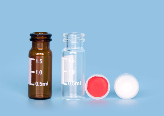 Laboratorium Penutupan PTFE ND11 Botol Kaca Injeksi 1.5ml