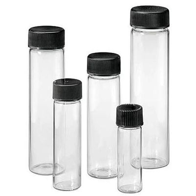 Black Phenolic Cap Neutral 4.5ml 1 Botol Kaca Sekrup Dram