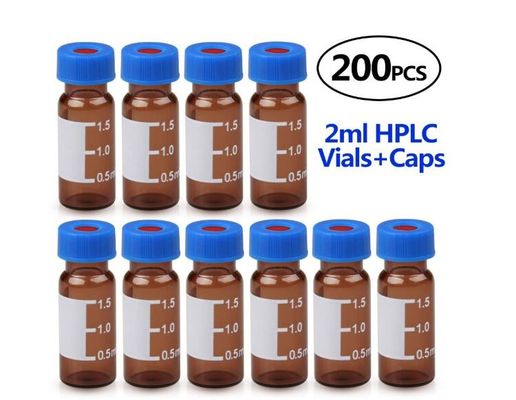 Flat Base 1.5ml HPLC Kaca Borosilikat Rendah