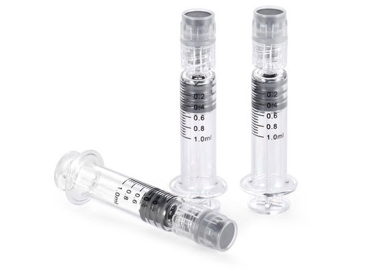Minyak Isi Ulang Plunger Logam 50ml Luer Lock Glass Ear Syringe