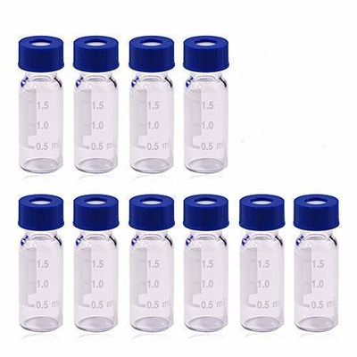 Botol Kaca Borosilikat Ketat 20mmPutih Ptfe Silicone Septa