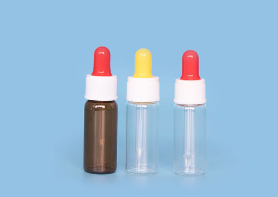 Botol Penetes Mata 5ml Farmasi Flat Square yang rumit