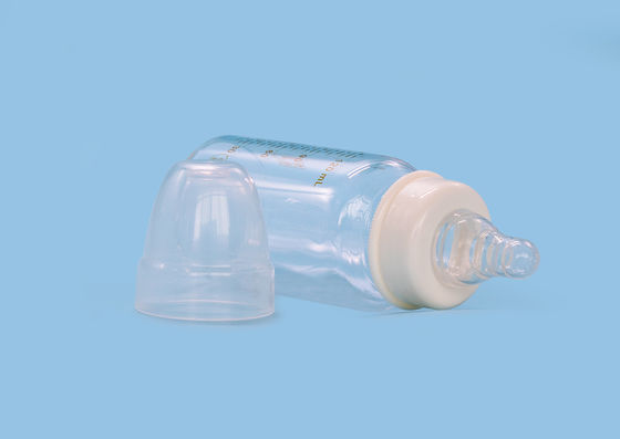Botol Bayi Kaca Borosilikat Silkscreen 120ml Berbentuk Busur