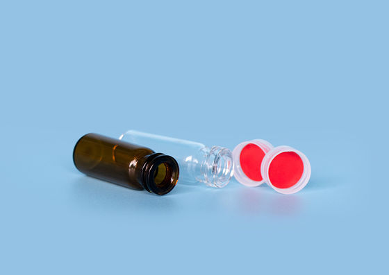 Hindari Kerusakan Amber 1.5ml Half Dram Snap Top Vial