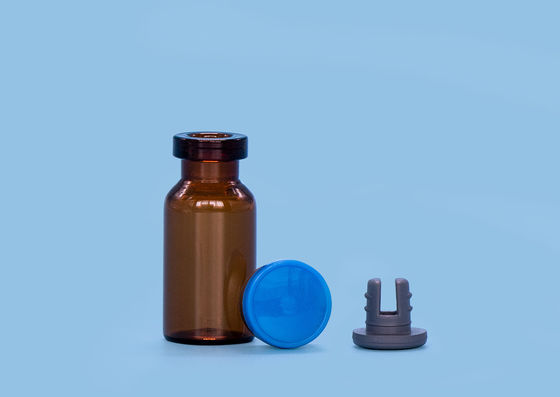 Stopper Karet Shockproof, Botol Medis Kaca 3 ml