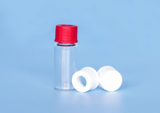 Clear Tranpatant Autosampler 5 Dram ND24 Glass Sample Vials
