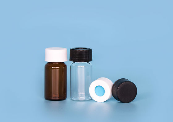 Ketahanan Kimia 18mm 10 dram USP1 Botol Penyimpanan Kaca