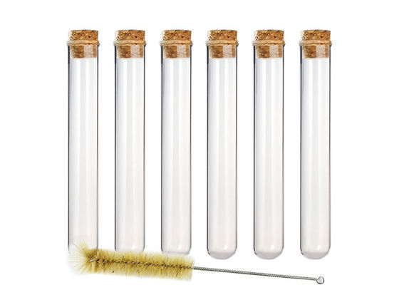 Tabung gelas plastik Cap Tranparant Low Borosilicate 12mm