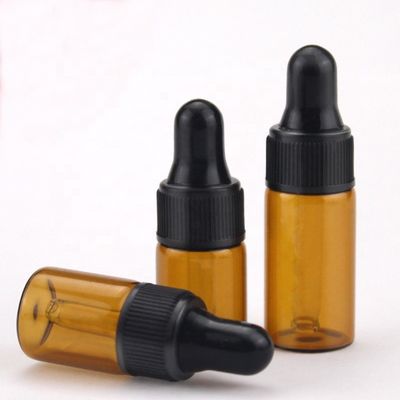 Memadukan ISO9001 Rubber Bulb 18mm Glass Dropper Vial Glass